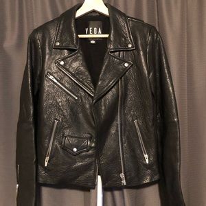 Reformation Veda leather jacket